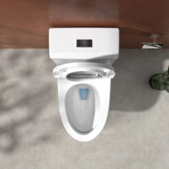 Bồn cầu 1 khối Viglacera V45M nắp êm xả xoáy (+ vòi xịt VG826 & van VG853)