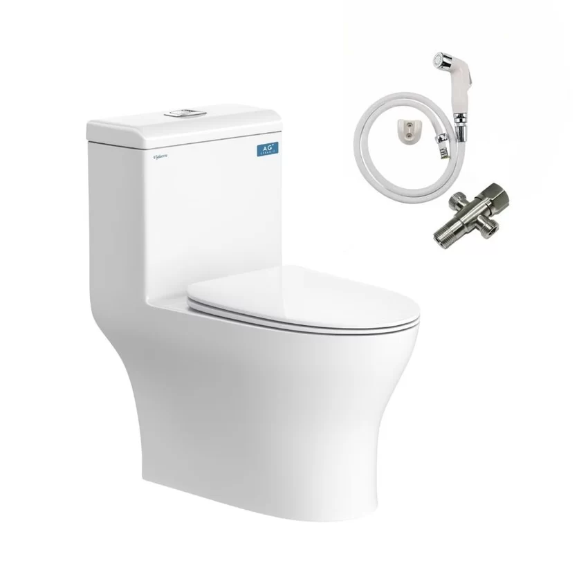 Bồn cầu 1 khối Viglacera V45M nắp êm xả xoáy (+ vòi xịt VG826 & van VG853) 8 Bồn cầu 1 khối Viglacera V45M nắp êm xả xoáy (+ vòi xịt VG826 & van VG853)