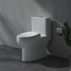 Bồn cầu 1 khối Viglacera V64 nắp êm (+ vòi xịt VG826 & van VG853)