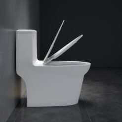 Bồn cầu 1 khối Viglacera V65 nắp êm (+ vòi xịt VG826 & van VG853)