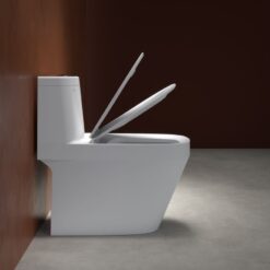 Bồn cầu 1 khối Viglacera V68 nắp êm (+ vòi xịt VG826 & van VG853)