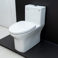 Bồn cầu 1 khối Viglacera V72-CAU nắp êm (+ vòi xịt VG826)