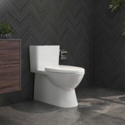 Bồn cầu 1 khối Viglacera V808 nắp êm (+ vòi xịt VG826 & van VG853)