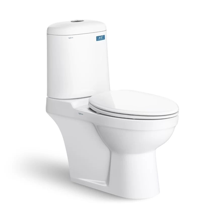 Bồn cầu 2 khối Viglacera VI107 nắp êm 10 Bồn cầu 2 khối Viglacera VI107 nắp êm