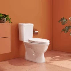 Bồn cầu 2 khối Viglacera VI28 nắp thường (+ lavabo VTL2)