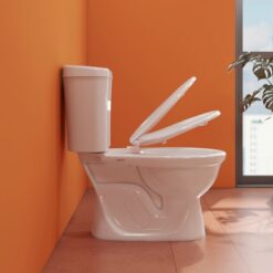 Bồn cầu 2 khối Viglacera VI28 nắp thường (+ lavabo VTL2)