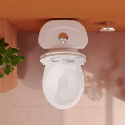 Bồn cầu 2 khối Viglacera VI28 nắp thường (+ lavabo VTL2)