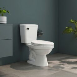 Bồn cầu 2 khối Viglacera VI44 nắp thường (+ lavabo VTL2)