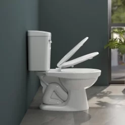 Bồn cầu 2 khối Viglacera VI44 nắp thường (+ lavabo VTL2) 10 Bồn cầu 2 khối Viglacera VI44 nắp thường (+ lavabo VTL2)