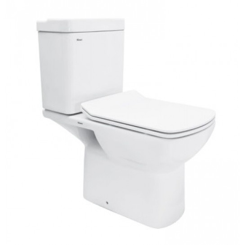 Bồn cầu 2 khối Viglacera VI6 nắp êm SKU VI6 Bồn cầu 2 khối Viglacera VI6 nắp êm