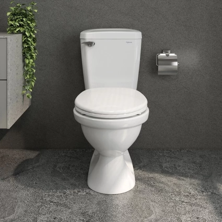 Bồn cầu 2 khối Viglacera VI77 Bồn cầu 2 khối Viglacera VI77 nắp thường