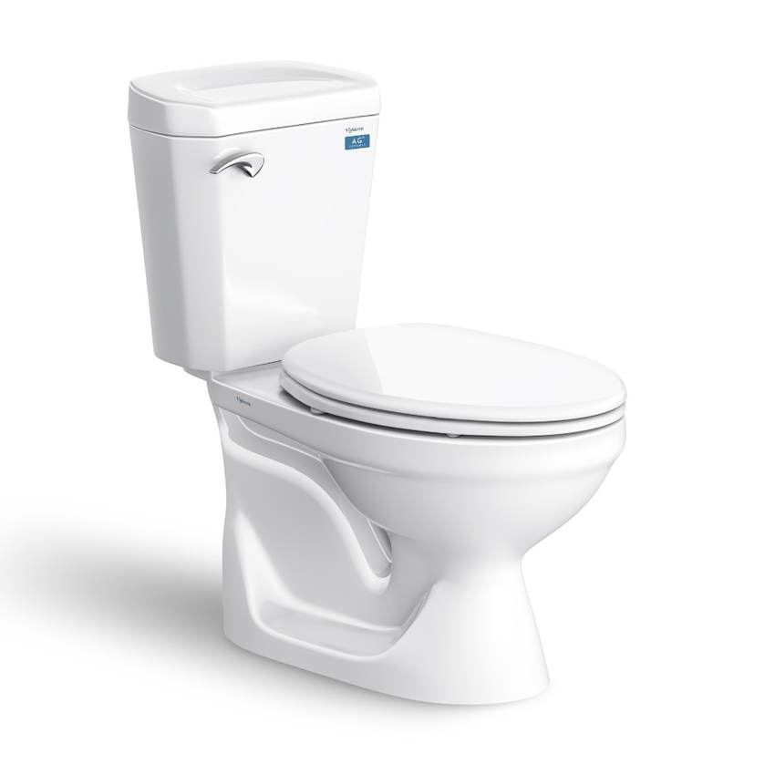 Bồn cầu 2 khối Viglacera VI77 nắp thường (+ lavabo VTL2) 9 Bồn cầu 2 khối Viglacera VI77 nắp thường (+ lavabo VTL2)