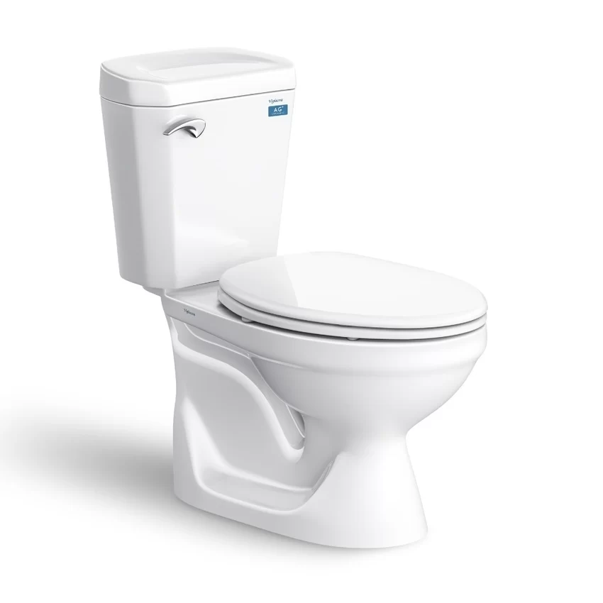 Bồn cầu 2 khối Viglacera VI77 nắp thường (+ lavabo VTL2) 9 Bồn cầu 2 khối Viglacera VI77 nắp thường (+ lavabo VTL2)