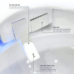 Bồn cầu điện tử Viglacera V882B (V.16.882B) 16 Bồn cầu điện tử Viglacera V882B (V.16.882B)