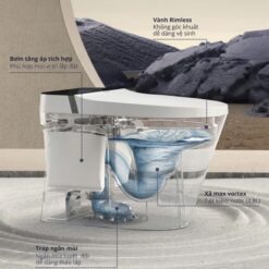 Bồn cầu điện tử Viglacera V882F (V.16.882F)