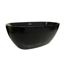 Bồn tắm đặt sàn 1.5m màu đen MOWOEN MW8223B-150