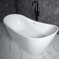 Bồn tắm đặt sàn 1.6m CURVED MOWOEN MW8207B-160