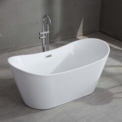 Bồn tắm đặt sàn 1.6m CURVED MOWOEN MW8207B-160