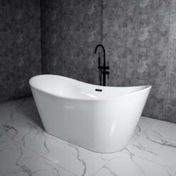 Bồn tắm đặt sàn 1.6m CURVED MOWOEN MW8207B-160