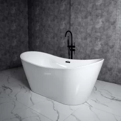 Bồn tắm đặt sàn 1.6m CURVED MOWOEN MW8207B-160