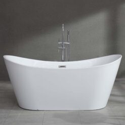 Bồn tắm đặt sàn 1.6m CURVED MOWOEN MW8207B-160