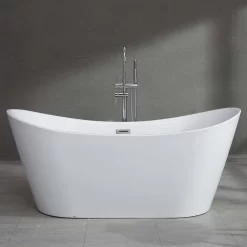 Bồn tắm đặt sàn 1.6m CURVED MOWOEN MW8207B-160
