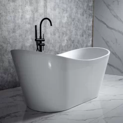 Bồn tắm đặt sàn 1.6m CURVED MOWOEN MW8207B-160