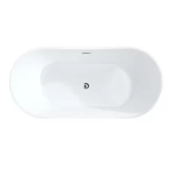 Bồn tắm đặt sàn 1.6m CURVED MOWOEN MW8207B-160