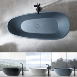 Bồn tắm đặt sàn 1.7m ELLIS MOWOEN MW003 17 Bồn tắm đặt sàn 1.7m ELLIS MOWOEN MW003