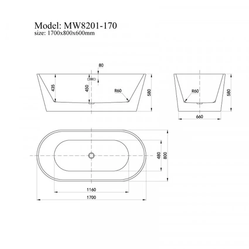 Bồn tắm đặt sàn 1.7m MOWOEN MW8201-170 8 Bồn tắm đặt sàn 1.7m MOWOEN MW8201-170