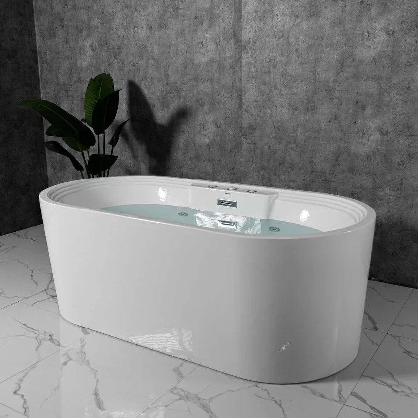 Bồn tắm đặt sàn massage 1.7m MOWOEN MW8306B-170.MS - SKU MW8306B-170.MS Bồn tắm đặt sàn massage 1.7m MOWOEN MW8306B-170.MS