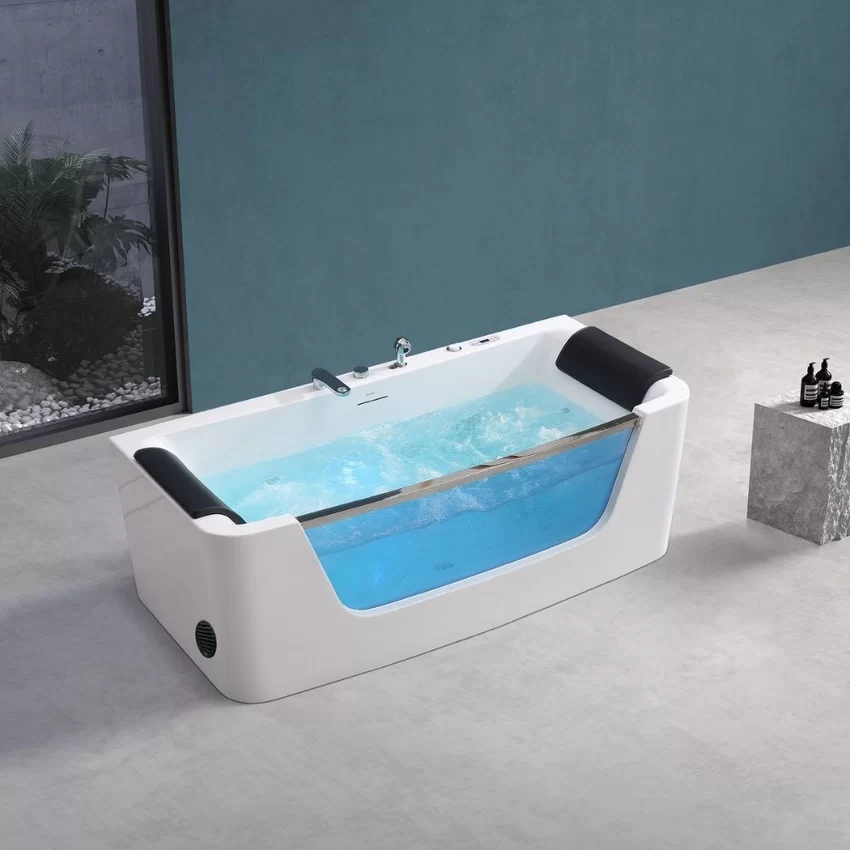 Bồn tắm MOWOEN MW8308BHB-170 - SKU: MW8308BHB-170 Bồn tắm đặt sàn massage 1.7m MOWOEN MW8308BHB-170