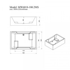 Bồn tắm đặt sàn massage 1.8m gồm vòi MOWOEN MW6018-180.2MS 17 Bồn tắm đặt sàn massage 1.8m gồm vòi MOWOEN MW6018-180.2MS