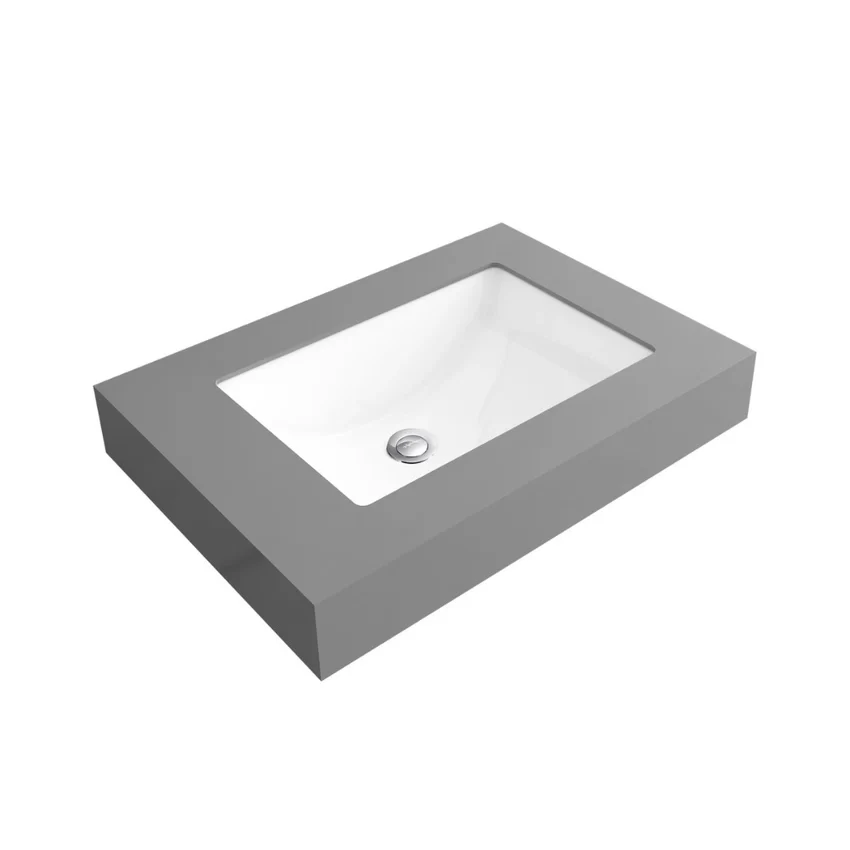 Chậu lavabo âm bàn Viglacera US3 7 Chậu lavabo âm bàn Viglacera US3