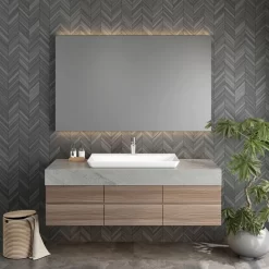 Chậu lavabo đặt bàn Viglacera CB68 10 Chậu lavabo đặt bàn Viglacera CB68