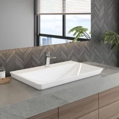 Chậu lavabo đặt bàn Viglacera CB68 11 Chậu lavabo đặt bàn Viglacera CB68