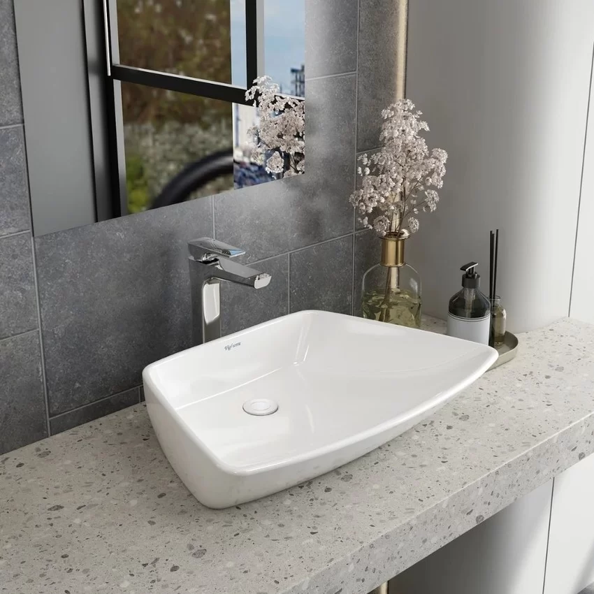 Chậu lavabo đặt bàn Viglacera CD16 Chậu lavabo đặt bàn Viglacera CD16