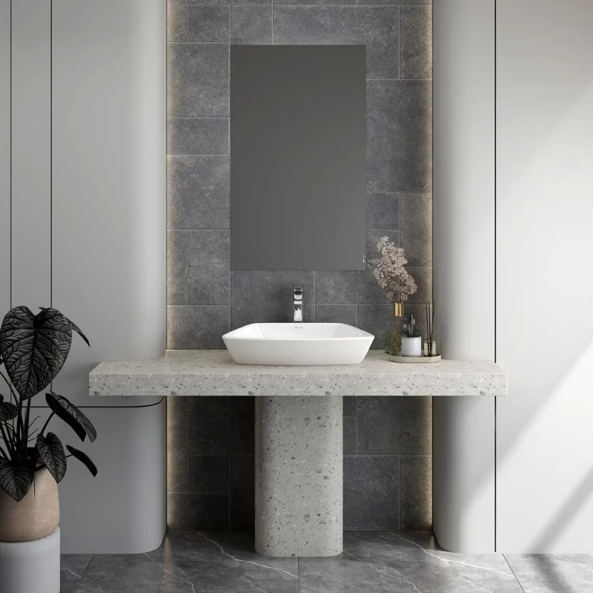 Chi tiết Chậu lavabo đặt bàn Viglacera CD16 Chi tiết Chậu lavabo đặt bàn Viglacera CD16
