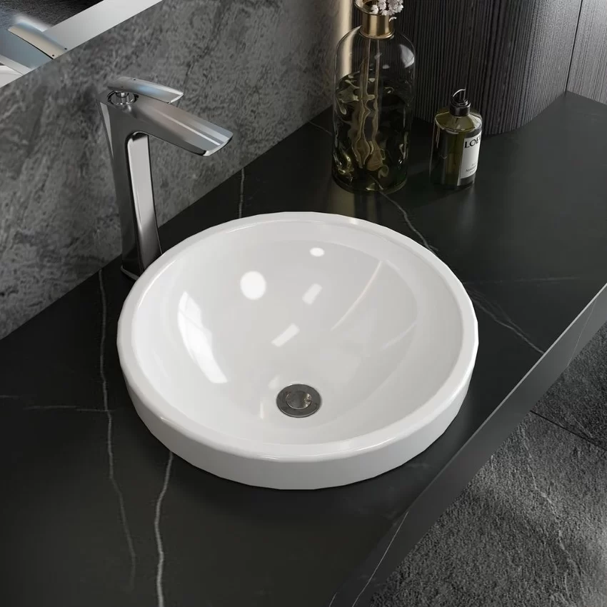 Chậu lavabo đặt bàn Viglacera CD6 Chậu lavabo đặt bàn Viglacera CD6