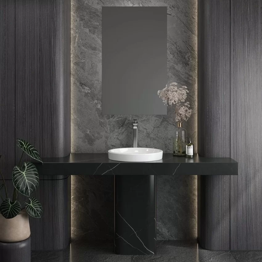 Chậu lavabo Viglacera CD6 trong không gian phòng tắm Chậu lavabo Viglacera CD6 trong không gian phòng tắm