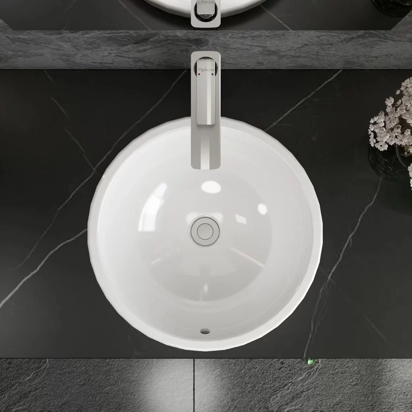 Cận cảnh chậu lavabo Viglacera CD6 Cận cảnh chậu lavabo Viglacera CD6
