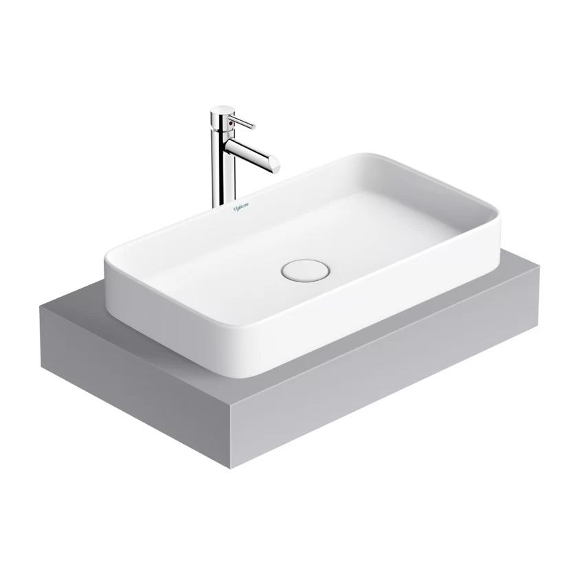 Chậu lavabo đặt bàn Viglacera CM01 4 Chậu lavabo đặt bàn Viglacera CM01