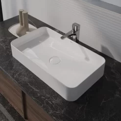 Chậu lavabo đặt bàn Viglacera CM01 19 Chậu lavabo đặt bàn Viglacera CM01