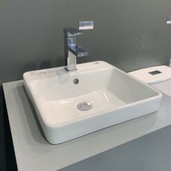 Chậu lavabo đặt bàn Viglacera V24