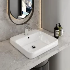 Chậu lavabo đặt bàn Viglacera V24 19 Chậu lavabo đặt bàn Viglacera V24