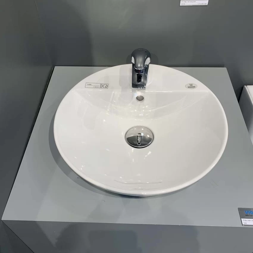 Chậu lavabo Viglacera V26 Chậu lavabo Viglacera V26 - SKU V26