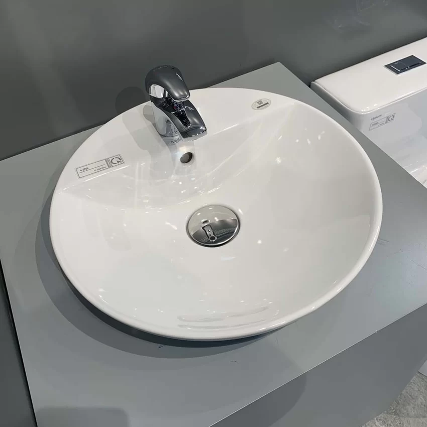 Ứng dụng thực tế chậu lavabo Viglacera V26 Ứng dụng thực tế chậu lavabo Viglacera V26