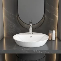 Chậu lavabo đặt bàn Viglacera V26 17 Chậu lavabo đặt bàn Viglacera V26