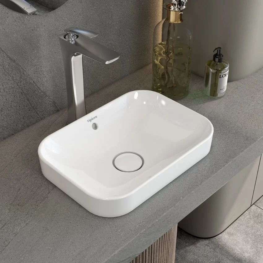 Chậu lavabo đặt bàn Viglacera V27 Chậu lavabo đặt bàn Viglacera V27