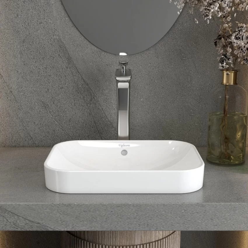 Chậu lavabo đặt bàn Viglacera V27 Chậu lavabo đặt bàn Viglacera V27
